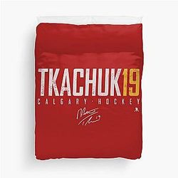 Matthew Tkachuk Signatures Duvet Cover