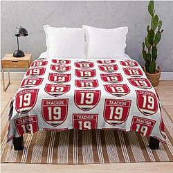 Matthew Tkachuk Emblem Throw Blanket