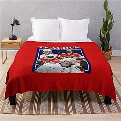 Matthew Tkachuk Retro Design Throw Blanket