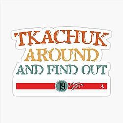 Matthew Tkachuk Find Out Florida Hockey Sticker