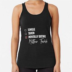 Mentally dating Matthew Tkachuk Racerback Tank