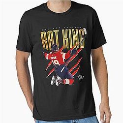 Matthew Tkachuk Rat King Essential T-Shirt -> Matthew Tkachuk Rat King T-Shirt