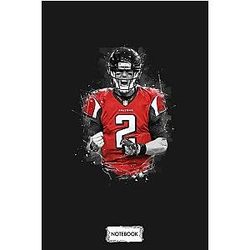 Matt Ryan Notebook: Lined College Ruled Paper, Diary, Journal, 6x9, 120 Page Planner with Matte Finish Cover
