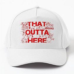 Matt Smith - GET THAT OUTTA HERE Red Baseball Cap