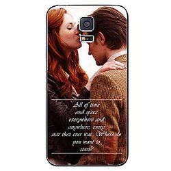 Dr. Who Matt Smith Kissing for Iphone and Samsung Galaxy Case (Samsung S5 Black)