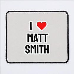 I Love Matt Smith Mouse Pad