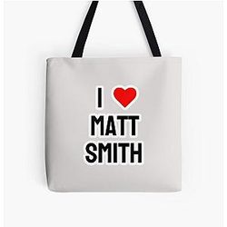 I Love Matt Smith Tote Bag