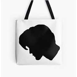 Matt Smith Side Profile Silhouette All Over Tote Bag