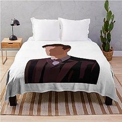 Matt Smith Vector Illustration Throw Blanket