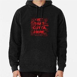 Matt Smith GET THAT OUTTA HERE Red Pullover Hoodie