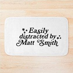 Matt Smith Easily Distracted By Bath Mat