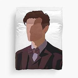 Matt Smith Vector Illustration Duvet Cover