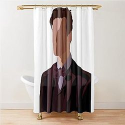 Matt Smith Vector Illustration Shower Curtain