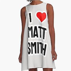 I Love Matt Smith A Line Dress