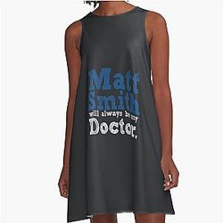 Matt Smith Will Always Be My Doctor Fitted Dress