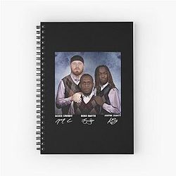 Maxx Crosby Geno Smith Ashton Jeanty Step Brothers Funny Raiders Football Spiral Notebook