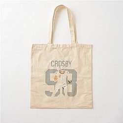 Maxx Crosby Pixel Art Football Tribute Cotton Tote Bag