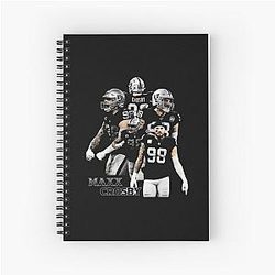 Maxx Crosby Vintage Collage Notebook