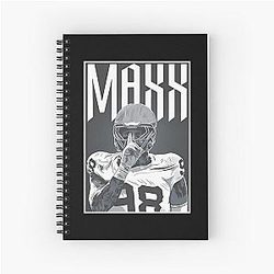 Maxx Crosby Celebration Spiral Notebook