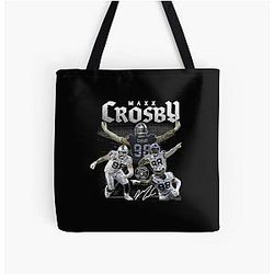 Maxx Crosby All Print Tote Bag