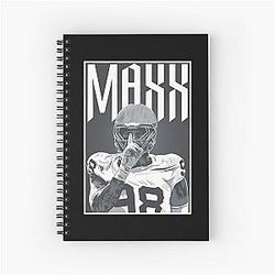 Maxx Crosby Spiral Notebook