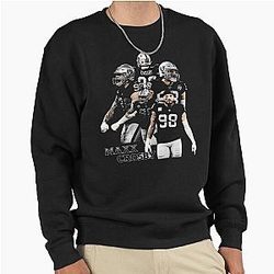 Maxx Crosby Vintage Collage Pullover Sweatshirt