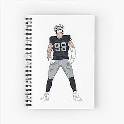 Maxx Crosby Spiral Notebook