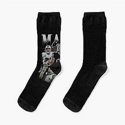 Vintage 90s Graphic Style Socks featuring Maxx Crosby