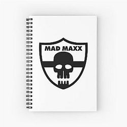 Mad Max Crosby Shield 98 Spiral Notebook