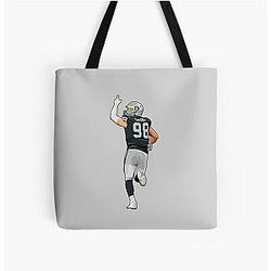 Maxx Crosby To Crowds All Over Print Tote Bag