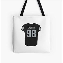 Max Crosby Home Jersey All Over Print Tote