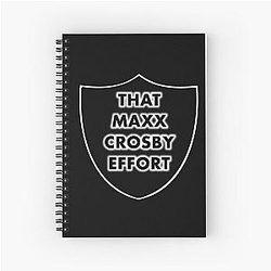 Maxx Crosby Spiral Notebook