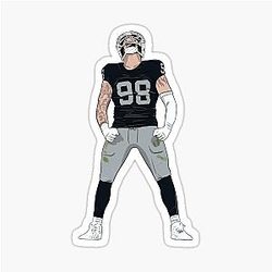 Max Crosby Celebration Sticker