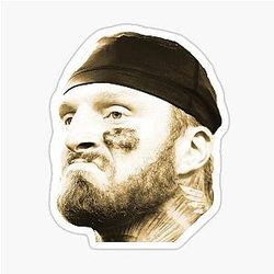 Maxx Crosby - Art - Las Vegas Raiders Mean Mug Sticker