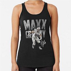 Maxx Crosby Las Vegas Bold Racerback Tank Top
