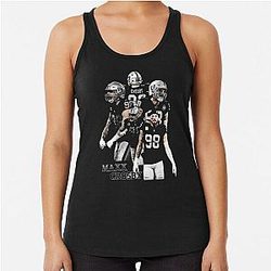 Maxx Crosby Vintage Racerback Tank Top