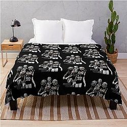 Maxx Crosby Vintage Collage Throw Blanket