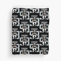 Maxx Crosby Pixel Art Football Tribute Duvet Cover
