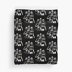 Maxx Crosby Vintage Collage Duvet Cover