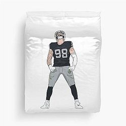 Max Crosby Celebration Duvet Cover
