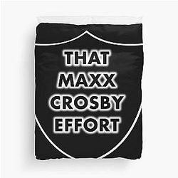 Maxx Crosby Duvet Cover