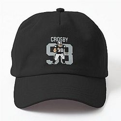 Maxx Crosby Pixel Art Football Tribute Dad Hat In Silver And Black