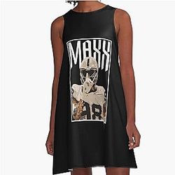 Las Vegas Raiders Maxx Crosby A-Line Dress