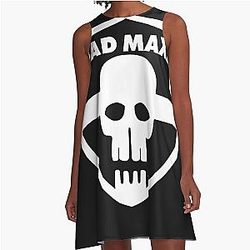 Mad Max Crosby Shield 98 Classic T-Shirt A-Line Dress