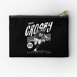Maxx Crosby Las Vegas Grunge Zipper Pouch