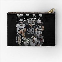 Vintage 90's Graphic Style Maxx Crosby Zipper Pouch