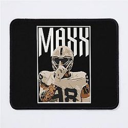Las Vegas Raiders Max Crosby Still Dark Mouse Pad