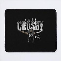 Maxx Crosby Las Vegas Player Name Mouse Pad