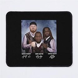 Maxx Crosby Geno Smith Ashton Jeanty Step Bros Raiders Football Mouse Pad