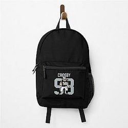 Maxx Crosby Pixel Art Football Tribute in Black Backpack